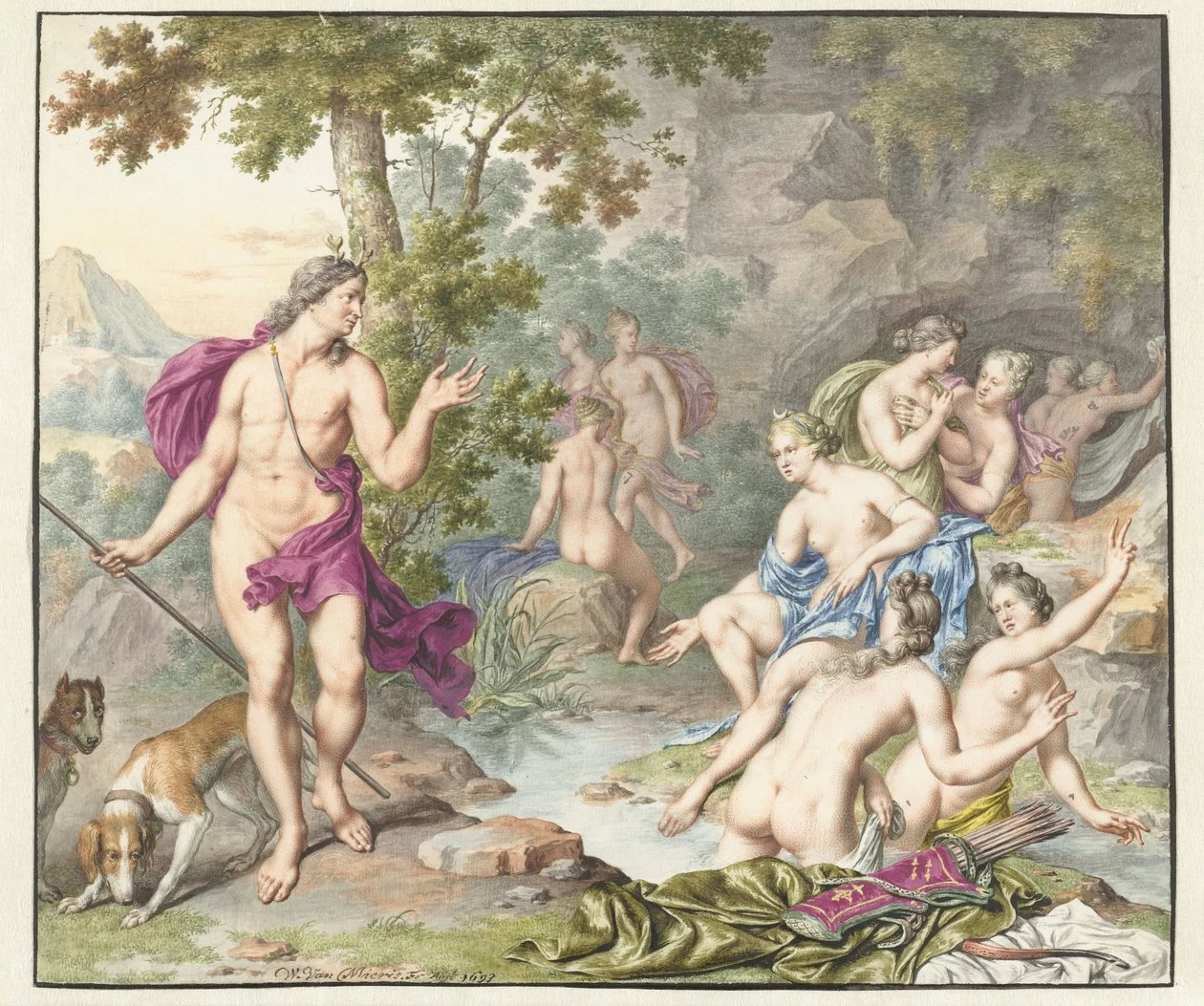 Atteone sorprende Diana e le sue compagne - Rijks Museum, Amsterdam